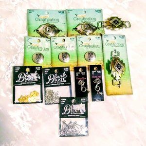 BRACELET MAKING SUPPLIES*GROUP OF 12 ITEMS*CHARM ME*INSTANT GRATIFICATION*